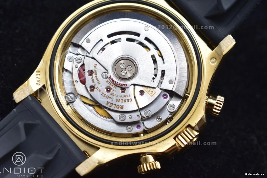 V Strap Daytona On Dial SS 1:1 Case Rubber 419 Clean Best SA4130 Gold 904L Black Edition Stylish 116519 0803